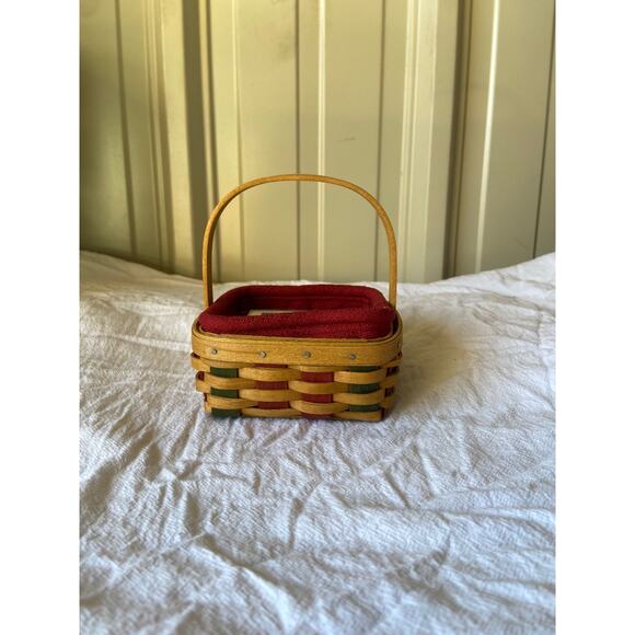 Longaberger 2003 holiday helper Basket - Picture 1 of 3